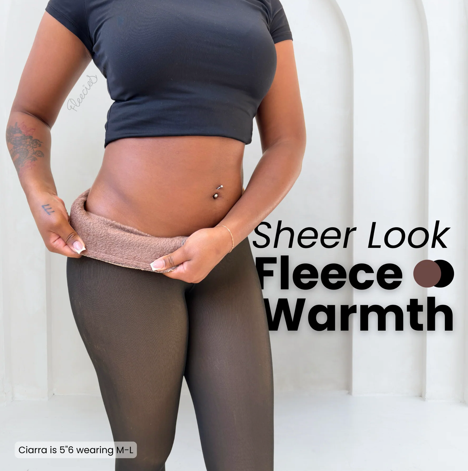 Velvet Heat – Cozy High-Waist Thermal Tights
