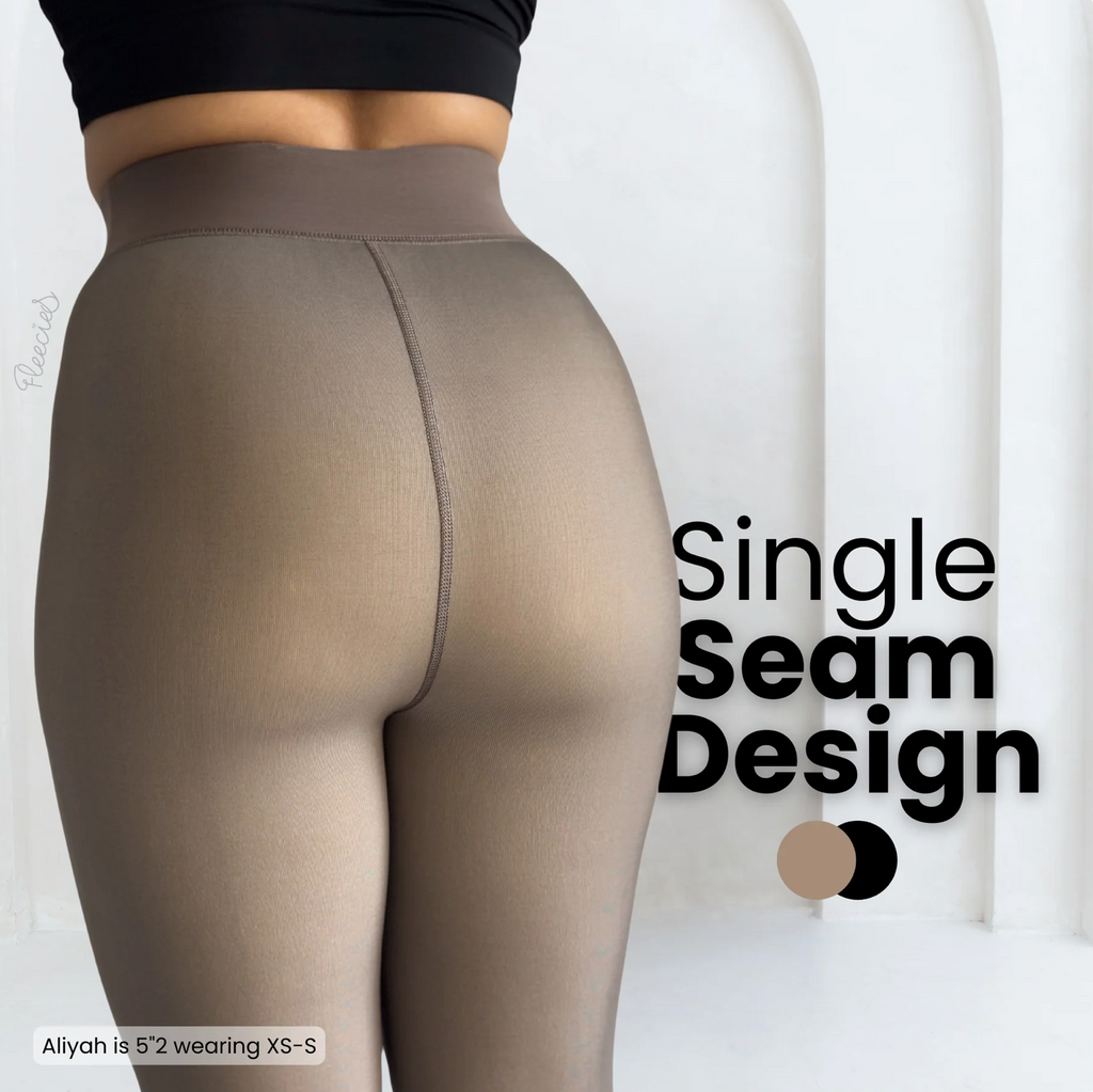 Velvet Heat – Cozy High-Waist Thermal Tights