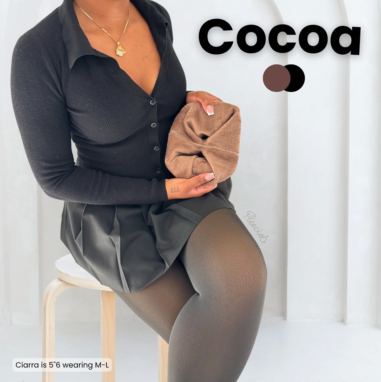 Velvet Heat – Cozy High-Waist Thermal Tights