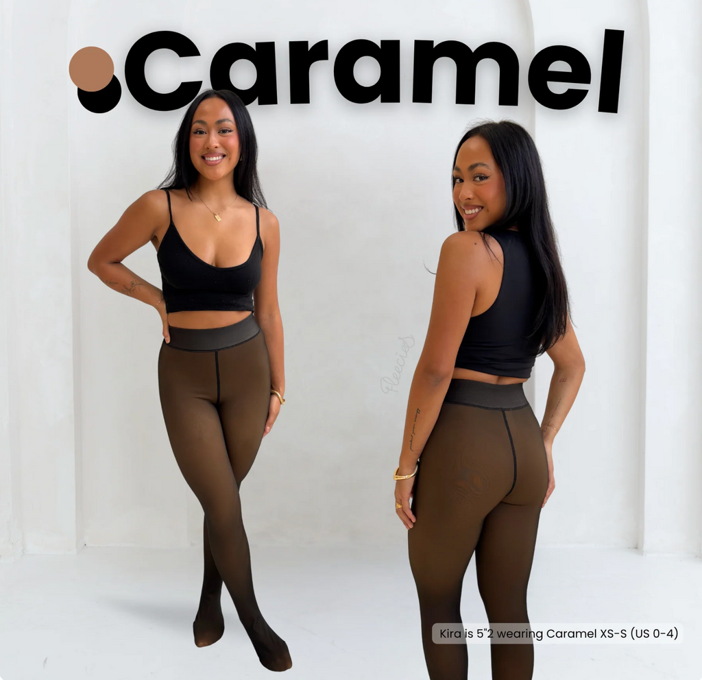 Velvet Heat – Cozy High-Waist Thermal Tights