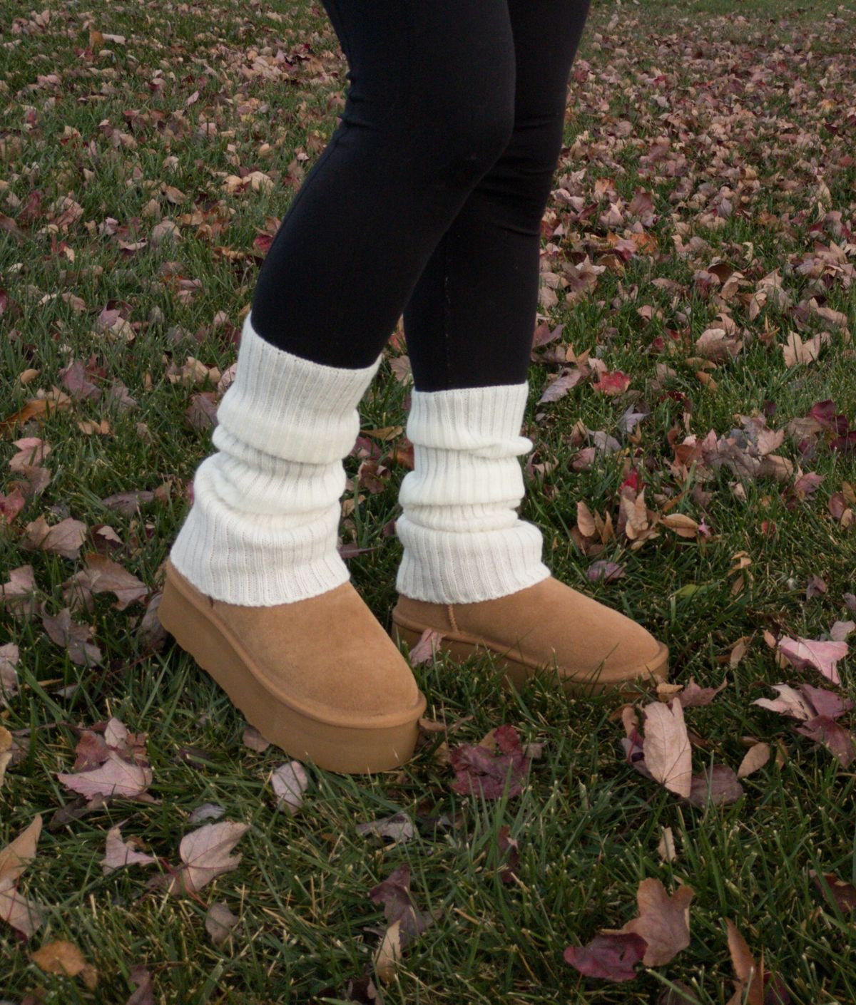 Elegant Knit Winter Leg Warmers – Timeless Collection